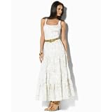 Metallic Paisley Maxi Dress