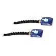 Large Rectangular Jewel Black Cubic Zirconia Bobby Pin (2 Pcs)