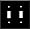BLACK ENAMEL Switchplates Outlet Covers, Rocker, GFCI 2 Toggle