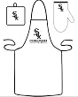 Chicago White Sox Grilling Apron Set - Baseball Sports Merchandise