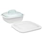 CorningWare SimplyLite 1-1/2-Quart Casserole with Glass and Plastic Lids