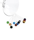 Set of 12 Glass Ball Cocktail Picks by Abbott