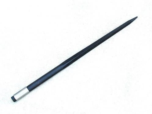49" Hay Bale Spear - Square Forged - With Weld In Sleeve