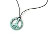 Love and Peace Pendant Necklace in Jade