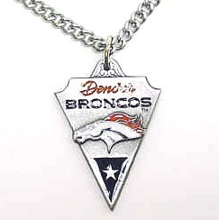 NFL Chain Pendant - Denver Broncos