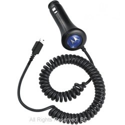 Motorola High Performance Car Charger V3 RAZR all Styles SKU: SYN0847B Bulk PACKAGE (OEM)