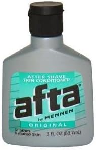Afta Pre-Electric by Mennen Shave Lotion Original 3 OZ - Buy Packs and SAVE (Pack of 6)