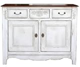 Small French 3 Drawer/2 Door Cupboard