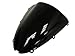 Areyourshop Windshield WindScreen Double Bubble for Kawasaki ZX6R 2005-2008, ZX10R 2006-2007 (Black)