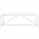 IMAGE OF Strut X-Large Table Color: Ivory