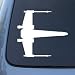 REBEL X-WING #1 - Star Wars - Vinyl Decal Sticker #A1422 | Vinyl Color: White