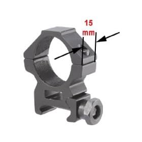 TufForce RG-W25L10m - 1" Diameter, Scope Ring, Low Profile Weaver Ring [Special now: $0 TAX, it is covered]