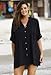 swimsuitsforall Women's Cotton Big Shirt With Crochet