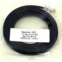 Optec 25-foot RJ-12 Reverse Cable for use with #17495 Parallel Port Converter and #17695 Serial Port Converter.