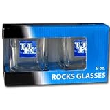 Kentucky Wildcats 9 oz Rocks Glass