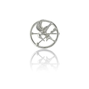 Sterling Silver The Hunger Games-Inspired Mockingjay Pin (Quarter-sized)