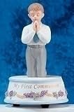 Collectible First Communion Boy Gift The Lord's Prayer Music Box #40718