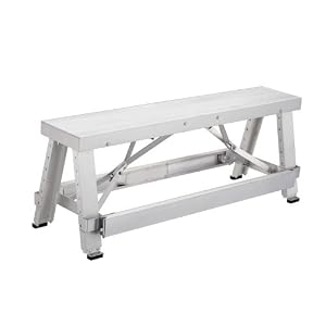 Pentagon Tool Professional Atta Boy Aluminum Adjustable Folding Drywall Bench by 