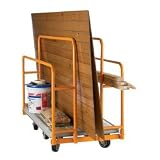 Upright Lumber Cart - Yellow
