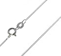 Quality Sterling Silver Ladies Curb Chain 18"