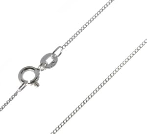 Klassisch 925 Sterling Silber Damen - Panzer Kette - 46cm