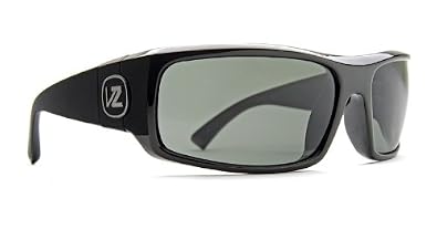 Click here to buy Von Zipper Kickstand Mens Sunglasses - Black Gloss w  Grey Lens by VonZipper.