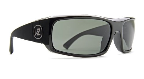 Von Zipper Kickstand Men’s Sunglasses – Black Gloss w/ Grey Lens