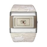Nike Women's C0024-178 Merge Attract White Leather Watch