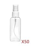 Qzoxx Fine Mist Spray Bottle 2.5 oz. (Pack of 50)