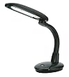 EasyEye Engergy Saving Desk Lamp w/ Ionizer in Black (2-tubes bulb) By Sunpentown