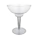 Northwest Enterprises N121021 Partyware Plastic 2-Piece Margarita Glass, 12-Ounce Capacity, Clear (12 Packs of 10)
