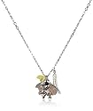 Disney Couture Dumbo "Believe" Feather Charm Pendant Necklace