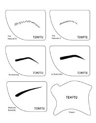 Temptu Airbrow Stencils & Shaper Template Set