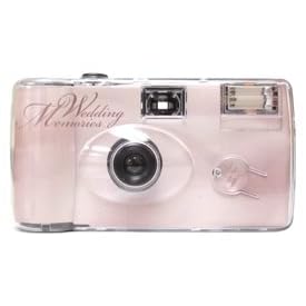 Soft Cream Disposable Wedding Camera - 12 Pack by 