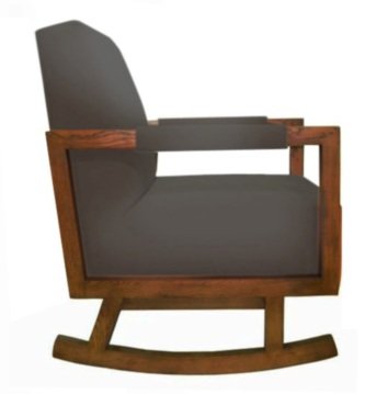 Nurseryworks Bungalow Rocker Rocking Slate Suede
