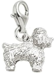 Rembrandt Charms Bichon Frise Charm with Lobster Clasp