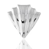 Sterling Silver Ridged Triangular Pin