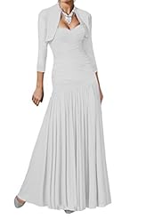 Sweetheart Lace Pleated Chiffon Mother-of-the-Bride Dress 