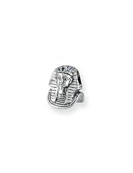 Pharaoh Charm in Silver for 3mm Charm Bracelets