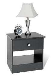 Prepac Black Night Stand