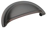 Amerock Solid Brass Cup Pull (BP4235-ORB)