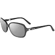 Oakley Obligation Women's Lifestyle Designer Sunglasses w/ Free B&F Heart Sticker - Black/Grey