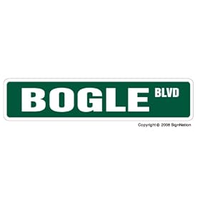 BOGLE -Street Sign- dog pet hybrid boxer beagle gift