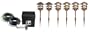 Litesound Copper Finish Speaker and Landscape Light Kit