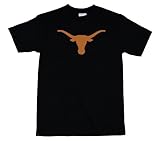Texas Longhorns 100-Percent Cotton Puff Logo Short Sleeve T-Shirt