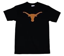 Texas Longhorns 100-Percent Cotton Puff Logo Short Sleeve T-Shirt