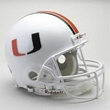 Riddell Pro Line Collegiate Authentic Helmet - University of Miami Hurricanes