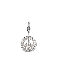 SilveRado(tm) VRB310-1 Verado Bling World Peace White Bead / Charm