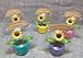 Solar Powered Dancing Sunshine Flowers, Daisies, Lady Bug, Bee, Butterfly, Bunny (Sunshine Flower Purple Pot 4 1/2