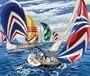 Paint By Number Kit 12"X15-1/2" - Yacht Race